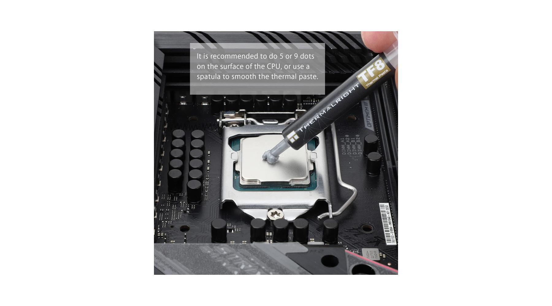 Thermalright TF7 Thermal Paste 12.8W/m.k For Computer Notebook CPU Heat Dissipation 2g Non Conductive Cooling Silicone Grease I596425267
